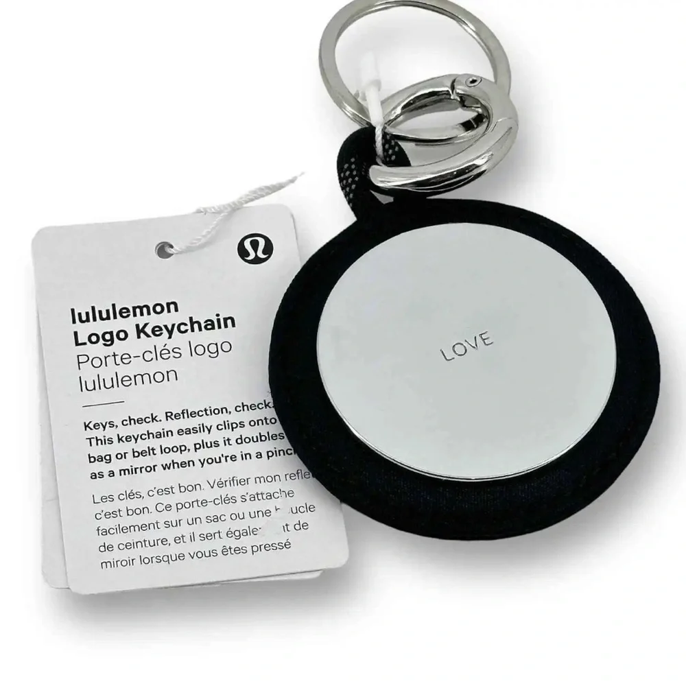 Lululemon Logo Keychain / Bag Charm BRAND NEW